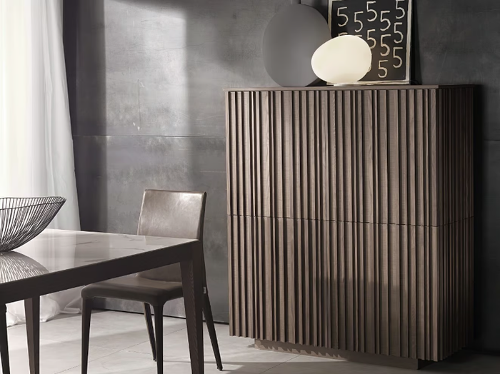 LINE - Highboard with doors _ Pacini & Cappellini